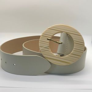 Coldwater Creek Cream and Tan Belt
